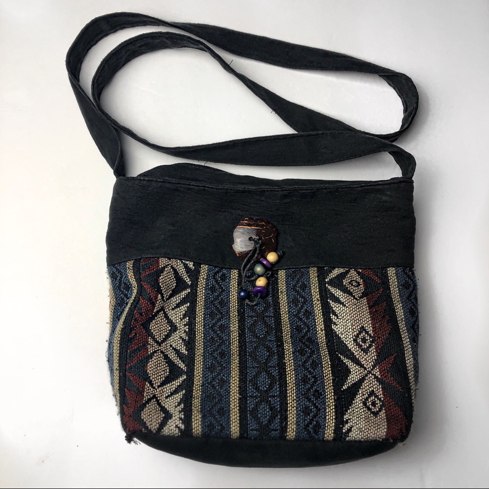 Aztec pattern Crossbody Purse from Mexico